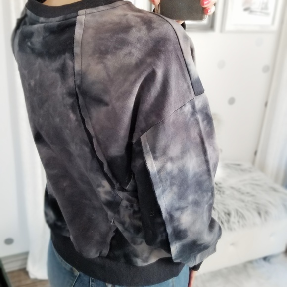 Last3️⃣🆕MIDNIGHT Slouchy Tie Dye Sweatshirt - Picture 7 of 8